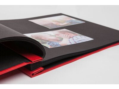 Schroef album zwart papier