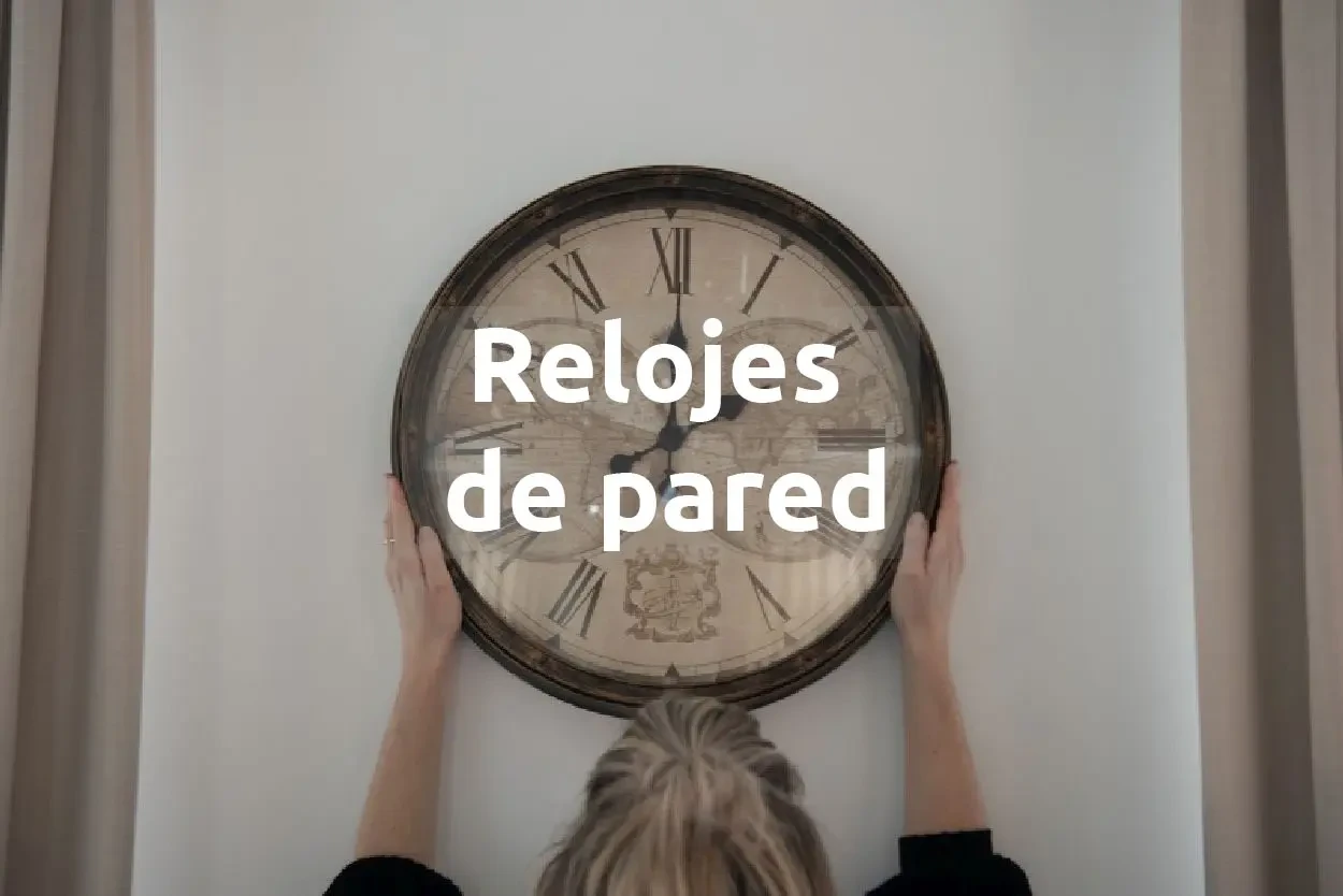¡Hora de brillar! Descubre nuestros relojes de pared.