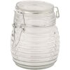 Bote de cristal Ø 7x9 cm tapón basculante