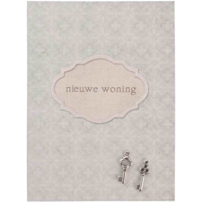 tarjeta noble felicitación 10x13,5 cm holandesa