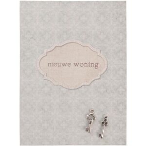 tarjeta noble felicitación 10x13,5 cm holandesa