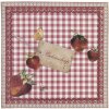 Tarjeta de convalecencia fresas 13,5x13,5 cm Holandés