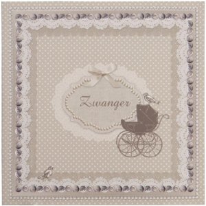 tarjeta de felicitación bebé 13,5x13,5 cm...