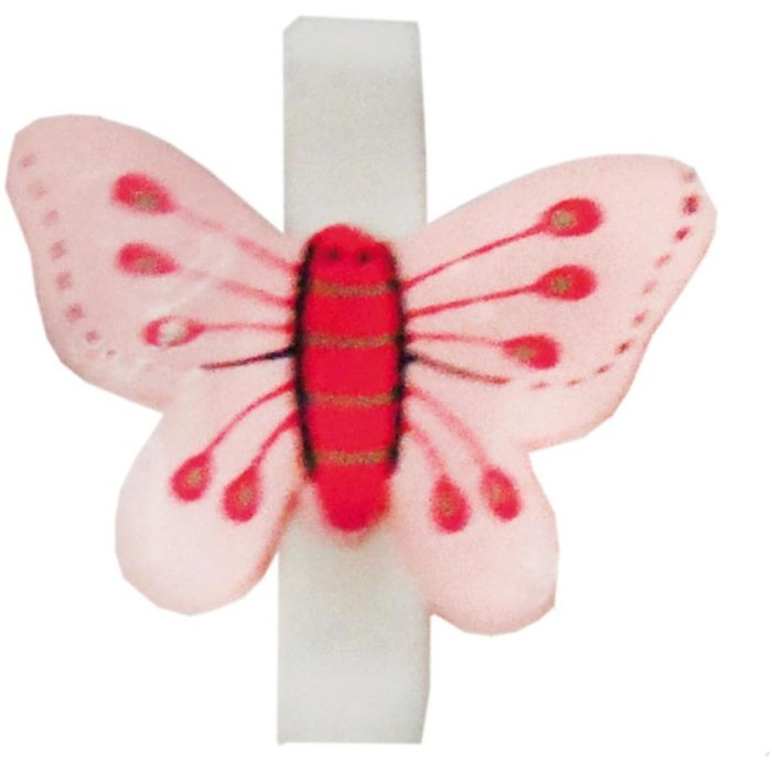 Nota clips SCHMETTERLING 3,5 cm rosa