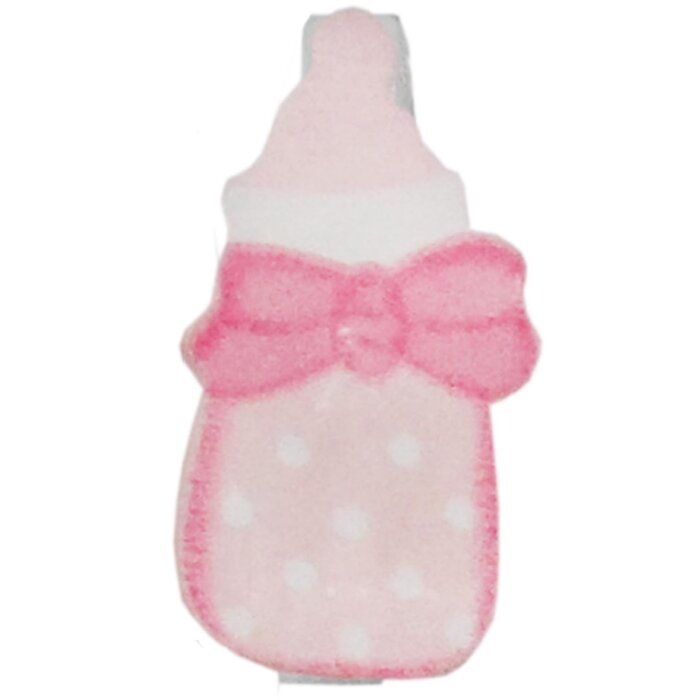 Nota clips BABY BOTTLE 4,5 cm rosa