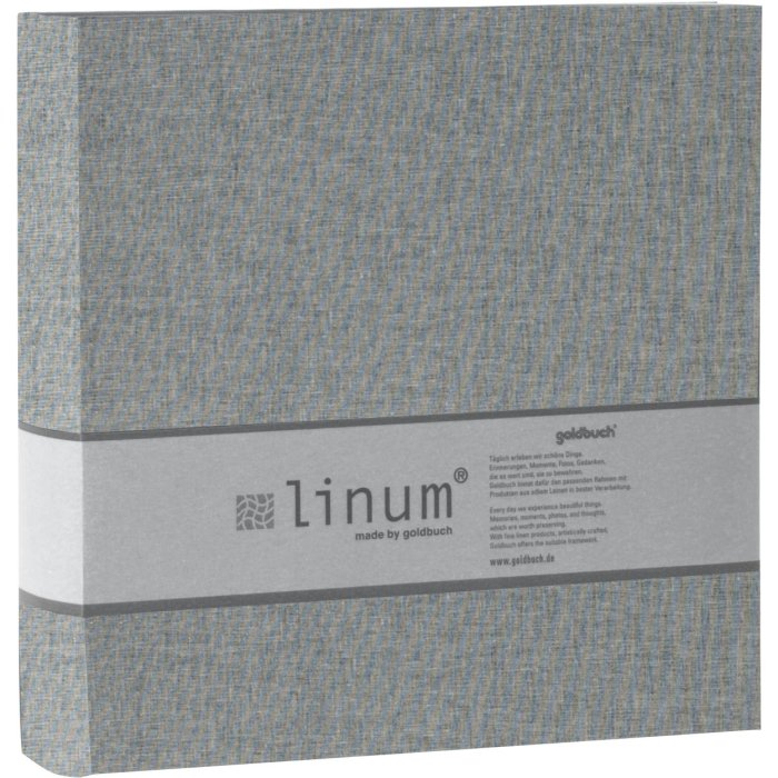 Goldbuch Linen Stock Album Linum 200 fotos 10x15 cm gris