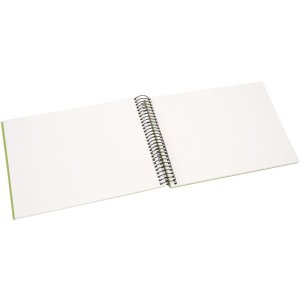 Goldbuch Álbum espiral Bella Vista verde 25x17 cm 40 páginas blancas