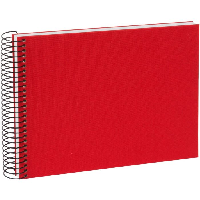 Goldbuch Álbum espiral Bella Vista rojo 25x17 cm 40 páginas blancas