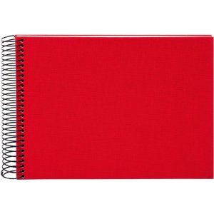 Goldbuch Álbum espiral Bella Vista rojo 25x17 cm 40 páginas blancas