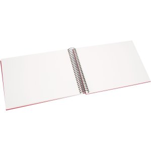 Goldbuch Álbum espiral Bella Vista rojo 25x17 cm 40 páginas blancas