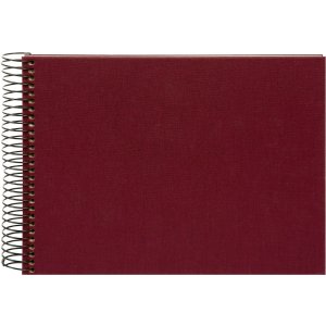 Goldbuch Álbum espiral Bella Vista burdeos 25x17 cm 40 páginas blancas