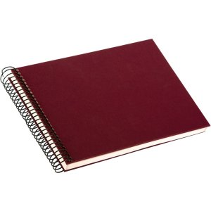 Goldbuch Álbum espiral Bella Vista burdeos 25x17 cm 40 páginas blancas