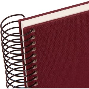 Goldbuch Álbum espiral Bella Vista burdeos 25x17 cm 40 páginas blancas