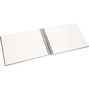 Goldbuch Álbum espiral Bella Vista burdeos 25x17 cm 40 páginas blancas