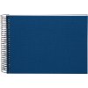 Goldbuch Álbum espiral Bella Vista azul 25x17 cm 40 páginas blancas
