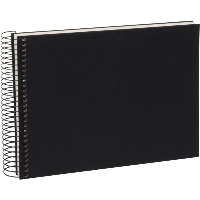 Goldbuch Álbum espiral Bella Vista negro 25x17 cm 40 páginas blancas