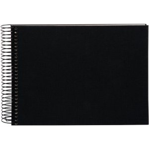 Goldbuch Álbum espiral Bella Vista negro 25x17 cm 40 páginas blancas