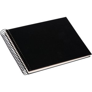 Goldbuch Álbum espiral Bella Vista negro 25x17 cm 40 páginas blancas