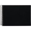 Goldbuch Álbum espiral Bella Vista negro 25x17 cm 40 páginas blancas