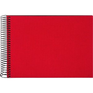 Goldbuch Álbum espiral Bella Vista rojo 25x17 cm 40 páginas negras