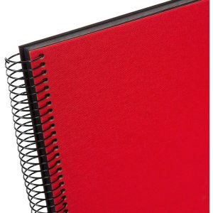 Goldbuch Álbum espiral Bella Vista rojo 25x17 cm 40 páginas negras