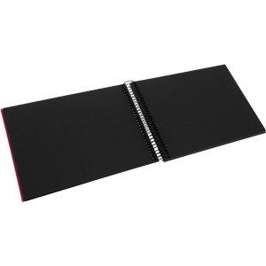 Goldbuch Álbum espiral Bella Vista burdeos 25x17 cm 40 páginas negro