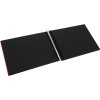 Goldbuch Álbum espiral Bella Vista burdeos 25x17 cm 40 páginas negro