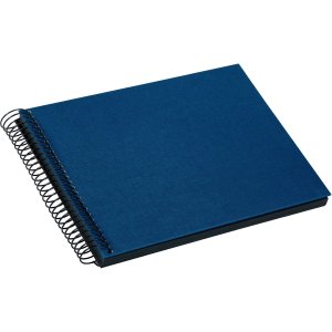 Goldbuch Álbum espiral Bella Vista azul 25x17 cm 40 páginas negras