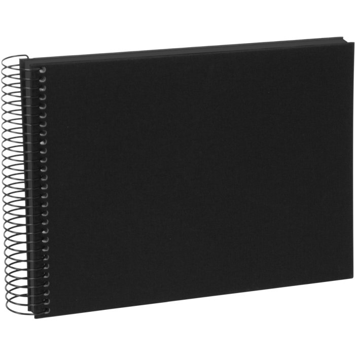 Goldbuch Álbum espiral Bella Vista negro 25x17 cm 40 páginas negras