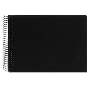Goldbuch Álbum espiral Bella Vista negro 25x17 cm 40 páginas negras
