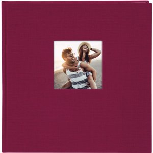 Goldbuch Álbum de Fotos Bella Vista burdeos 25x25 cm 60 páginas blancas