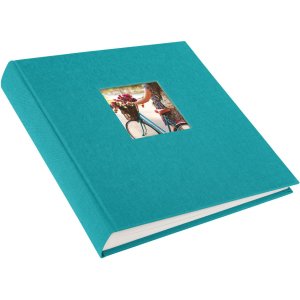 Goldbuch Álbum de Fotos Bella Vista turquesa 25x25 cm 60 páginas blancas