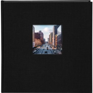 Goldbuch Álbum de Fotos Bella Vista negro 25x25 cm 60 páginas blancas