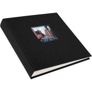 Goldbuch Álbum de Fotos Bella Vista negro 25x25 cm 60 páginas blancas