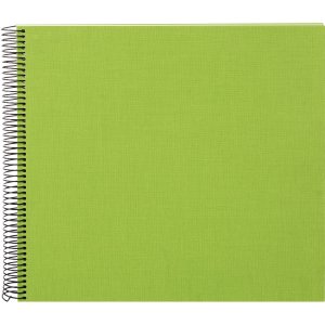 Goldbuch Álbum espiral Bella Vista verde 35x30 cm 40 páginas blancas
