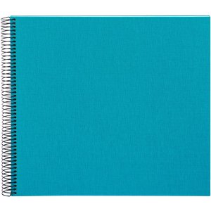 Goldbuch Álbum espiral Bella Vista turquesa 35x30 cm 40 páginas blancas