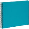 Goldbuch Álbum espiral Bella Vista turquesa 35x30 cm 40 páginas blancas