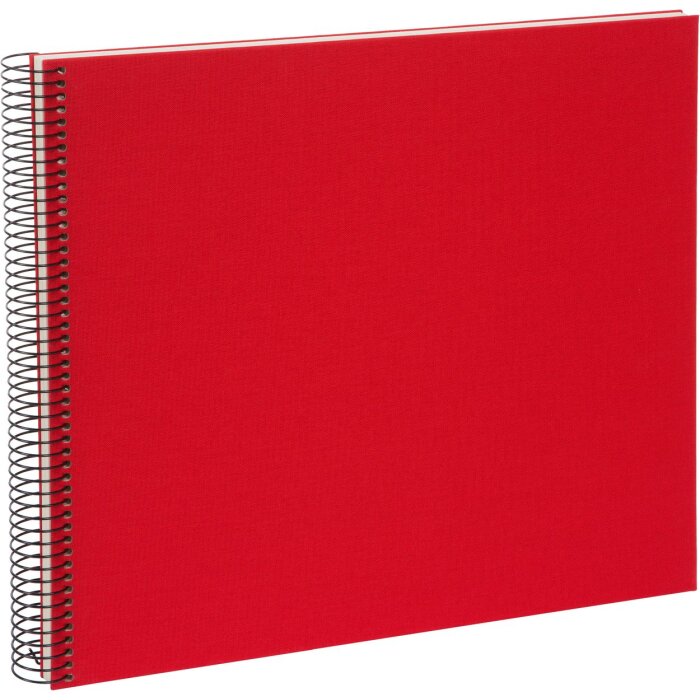 Goldbuch Álbum espiral Bella Vista rojo 35x30 cm 40 páginas blancas