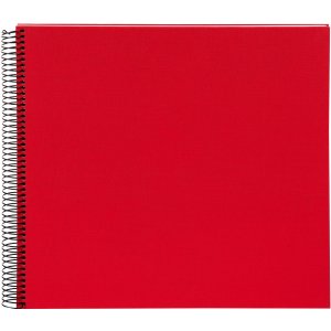 Goldbuch Álbum espiral Bella Vista rojo 35x30 cm 40 páginas blancas