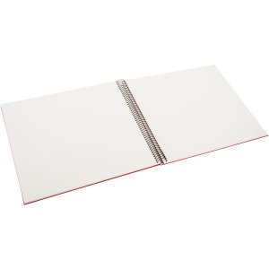 Goldbuch Álbum espiral Bella Vista rojo 35x30 cm 40 páginas blancas