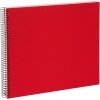 Goldbuch Álbum espiral Bella Vista rojo 35x30 cm 40 páginas blancas