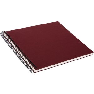 Goldbuch Álbum espiral Bella Vista burdeos 35x30 cm 40 páginas blancas