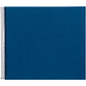 Goldbuch Álbum espiral Bella Vista azul 35x30 cm 40 páginas blancas