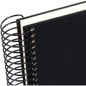 Goldbuch Álbum espiral Bella Vista negro 35x30 cm 40 páginas blancas