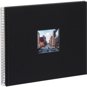 Goldbuch Álbum espiral Bella Vista negro 35x30 cm...