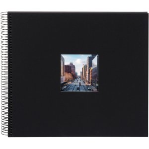 Goldbuch Álbum espiral Bella Vista negro 35x30 cm 40 páginas negras