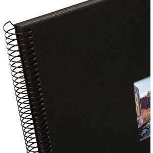 Goldbuch Álbum espiral Bella Vista negro 35x30 cm 40 páginas negras