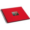 Goldbuch Álbum espiral Bella Vista rojo 35x30 cm 40 páginas negras