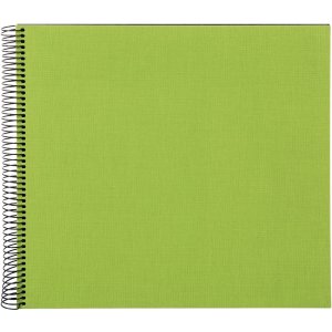 Goldbuch Álbum espiral Bella Vista verde 35x30 cm 40 páginas negras