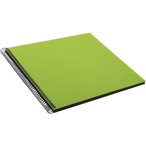 Goldbuch Álbum espiral Bella Vista verde 35x30 cm 40 páginas negras